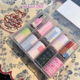 10Rolls Flower Lace Plaid  Bow  Nail Foils Transfer Paper  Nail Art Stickers  Manicure Set Decal  Nails Decoration