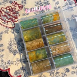 10Rolls Flower Lace Plaid  Bow  Nail Foils Transfer Paper  Nail Art Stickers  Manicure Set Decal  Nails Decoration