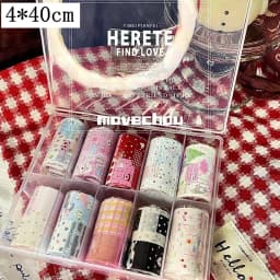 10Rolls Flower Lace Plaid  Bow  Nail Foils Transfer Paper  Nail Art Stickers  Manicure Set Decal  Nails Decoration