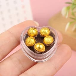 1:12 Dollhouse miniture Chocolate Gift box Model Food Toy Kitchen Accessories