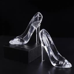 1pc Cinderellas Crystal Shoes Kids Birthday Gift Home Decor High-Heeled Shoes Figurines Wedding Decoration Valentine's Day Gift