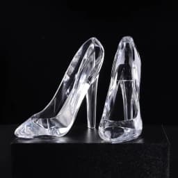1pc Cinderellas Crystal Shoes Kids Birthday Gift Home Decor High-Heeled Shoes Figurines Wedding Decoration Valentine's Day Gift