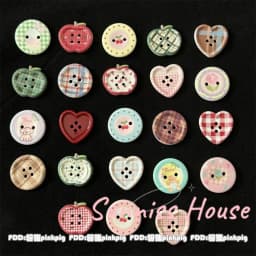 25Pcs Mixed Color Handmade Resin Round 2/4-hole Button for Sewing Clothes Accessories Crafts Scrapbooking DIY Apparel Supplie