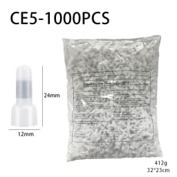 1000 Bag Wire Connector, Closed Terminal, Jumper, Safety Connector, Connector Cap CE-1/2/5X