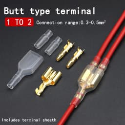 200PCS/120PCS 50 Set 3.5mm Male Female Motorcycle Bullet Connector Socket Classic TerminalS For Cable Wire of 1.0 mm to 2.5 mm