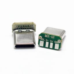2/5/10PCS USB 3.1 Type C Vertical Patch Board 16pin 4 / 2 Welding Wire Data Band PCB USB Board Male Head 16P Usb C Connector