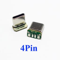 2/5/10PCS USB 3.1 Type C Vertical Patch Board 16pin 4 / 2 Welding Wire Data Band PCB USB Board Male Head 16P Usb C Connector
