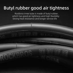 ROCKBROS Bicycle Inner Tube 700C Road Bike Tube 700*23C 25C 28C 35C Schrader Presta Valve Butyl Rubber Cycling Inner Tube