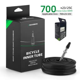 ROCKBROS Bicycle Inner Tube 700C Road Bike Tube 700*23C 25C 28C 35C Schrader Presta Valve Butyl Rubber Cycling Inner Tube
