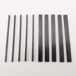 10Pcs 40 Pin Breakable Pin Header 2.54mm Single Row Male Female Header Connector Kit PCB Pin Strip For Arduino
