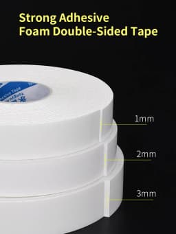 White Strong Adhesive Double-Sided Foam Tape Sealed Waterproof Fixed Installation Wall Anti-Collision Door And Window Sound