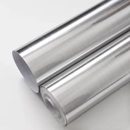 PVC Stainless Brushed Silver Removable Wallpaper Decor Thickening Film Vinyl Waterproof Oil-proof House Kitchen Elevator Sticker