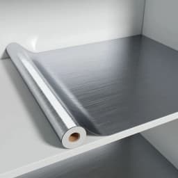 PVC Stainless Brushed Silver Removable Wallpaper Decor Thickening Film Vinyl Waterproof Oil-proof House Kitchen Elevator Sticker