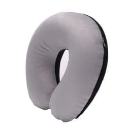 1-4Pcs Travel Pillow Car Air Flight Office Inflatable Neck Pillow Short Plush Cover PVC Support Headrest Soft Nursing Cushion
