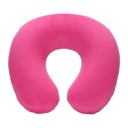 1-4Pcs Travel Pillow Car Air Flight Office Inflatable Neck Pillow Short Plush Cover PVC Support Headrest Soft Nursing Cushion