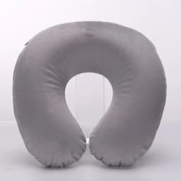 1-4Pcs Travel Pillow Car Air Flight Office Inflatable Neck Pillow Short Plush Cover PVC Support Headrest Soft Nursing Cushion