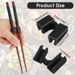 5PCS Training Chopsticks Replaceable Practice Chopsticks Plastic Non Slippery Heat Resistant Training Chopstick Right Left Hand