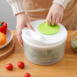 Multifunctional Household Manual Vegetable Dehydrator - Salad Spinner with Fruit, Lettuce Drain Basket | Home Kitchen Gadgets
