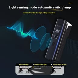 Bicycle Light Portable Bike Light IPX6 Flashlight Aluminum Front Lamp Type-C Charging MTB Road Cycling Highlight