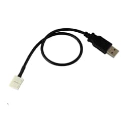 5pcs/10pcs LED Connector USB Cable to 2Pin 8MM 10MM Solderless Quick Connectors for 5V SMD 2835 3528 5050 LED Ribbon Strip Light