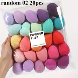 1/3/5/7/20PCS Makeup Sponge Cosmetic Puff Wet Dry Use Random Color Shape for Liquid Foundation BB Cream Powder