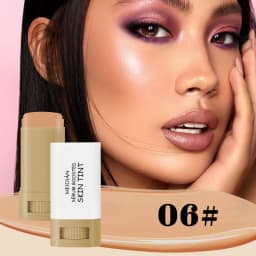 Foundation Stick Balm Serum Boosted Skin Tint Foundation Stick Smooth Plumper Hight Coverage Bronze Foundation Stick Makeup