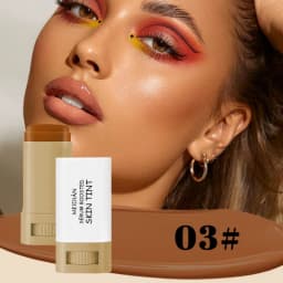Foundation Stick Balm Serum Boosted Skin Tint Foundation Stick Smooth Plumper Hight Coverage Bronze Foundation Stick Makeup