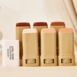 Foundation Stick Balm Serum Boosted Skin Tint Foundation Stick Smooth Plumper Hight Coverage Bronze Foundation Stick Makeup