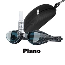 Custom Myopia Prescription Swim Goggles for Adult Kids, Anti-Fog,Left/Right Different Power (-6.0 to Plano), Adjustable Strap
