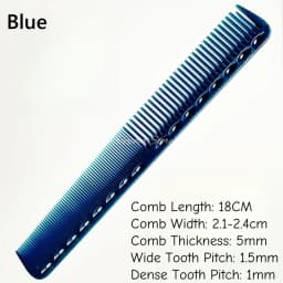 1PC 18cm Professional Hairdressing Haircut Comb Double Headed Anti Static High Temperature Resistance Salon Hair Styling Tools