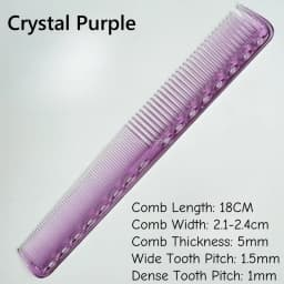 1PC 18cm Professional Hairdressing Haircut Comb Double Headed Anti Static High Temperature Resistance Salon Hair Styling Tools