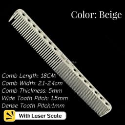 1PC 18cm Professional Hairdressing Haircut Comb Double Headed Anti Static High Temperature Resistance Salon Hair Styling Tools