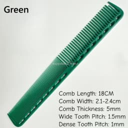 1PC 18cm Professional Hairdressing Haircut Comb Double Headed Anti Static High Temperature Resistance Salon Hair Styling Tools