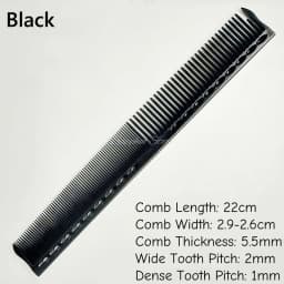 1PC 18cm Professional Hairdressing Haircut Comb Double Headed Anti Static High Temperature Resistance Salon Hair Styling Tools