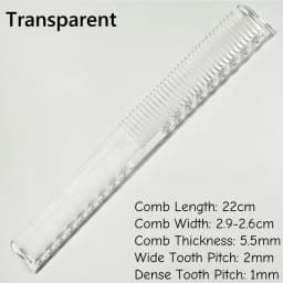 1PC 18cm Professional Hairdressing Haircut Comb Double Headed Anti Static High Temperature Resistance Salon Hair Styling Tools