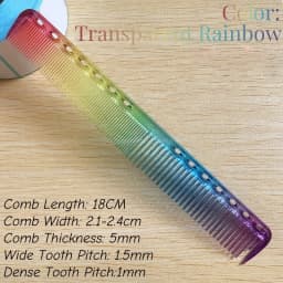 1PC 18cm Professional Hairdressing Haircut Comb Double Headed Anti Static High Temperature Resistance Salon Hair Styling Tools
