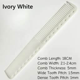 1PC 18cm Professional Hairdressing Haircut Comb Double Headed Anti Static High Temperature Resistance Salon Hair Styling Tools