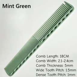 1PC 18cm Professional Hairdressing Haircut Comb Double Headed Anti Static High Temperature Resistance Salon Hair Styling Tools