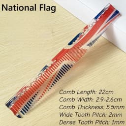 1PC 18cm Professional Hairdressing Haircut Comb Double Headed Anti Static High Temperature Resistance Salon Hair Styling Tools