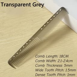 1PC 18cm Professional Hairdressing Haircut Comb Double Headed Anti Static High Temperature Resistance Salon Hair Styling Tools