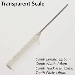 1PC 18cm Professional Hairdressing Haircut Comb Double Headed Anti Static High Temperature Resistance Salon Hair Styling Tools