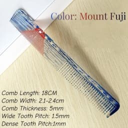 1PC 18cm Professional Hairdressing Haircut Comb Double Headed Anti Static High Temperature Resistance Salon Hair Styling Tools