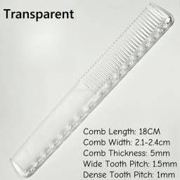 1PC 18cm Professional Hairdressing Haircut Comb Double Headed Anti Static High Temperature Resistance Salon Hair Styling Tools