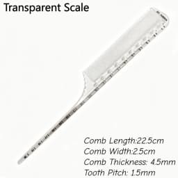 1PC 18cm Professional Hairdressing Haircut Comb Double Headed Anti Static High Temperature Resistance Salon Hair Styling Tools