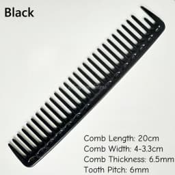 1PC 18cm Professional Hairdressing Haircut Comb Double Headed Anti Static High Temperature Resistance Salon Hair Styling Tools