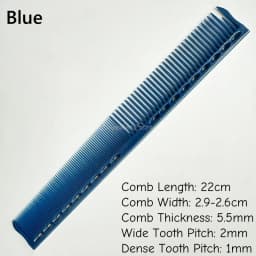 1PC 18cm Professional Hairdressing Haircut Comb Double Headed Anti Static High Temperature Resistance Salon Hair Styling Tools