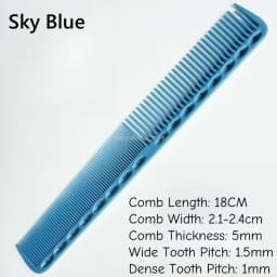 1PC 18cm Professional Hairdressing Haircut Comb Double Headed Anti Static High Temperature Resistance Salon Hair Styling Tools