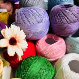 1PC Premium Mercerized Silk Lace Yarn Bundle-Soft, Durable, Vibrant Colors for DIY Knit & Crochet Soft and Suitable for Summer
