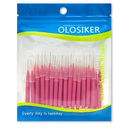 30 interdental brushes straight adult cleaning interdental brushes cleaning braces orthodontic braces gaps between teeth brushes