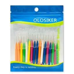 30 interdental brushes straight adult cleaning interdental brushes cleaning braces orthodontic braces gaps between teeth brushes